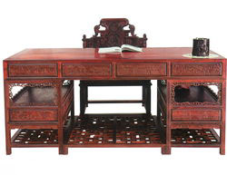 红酸枝办公桌